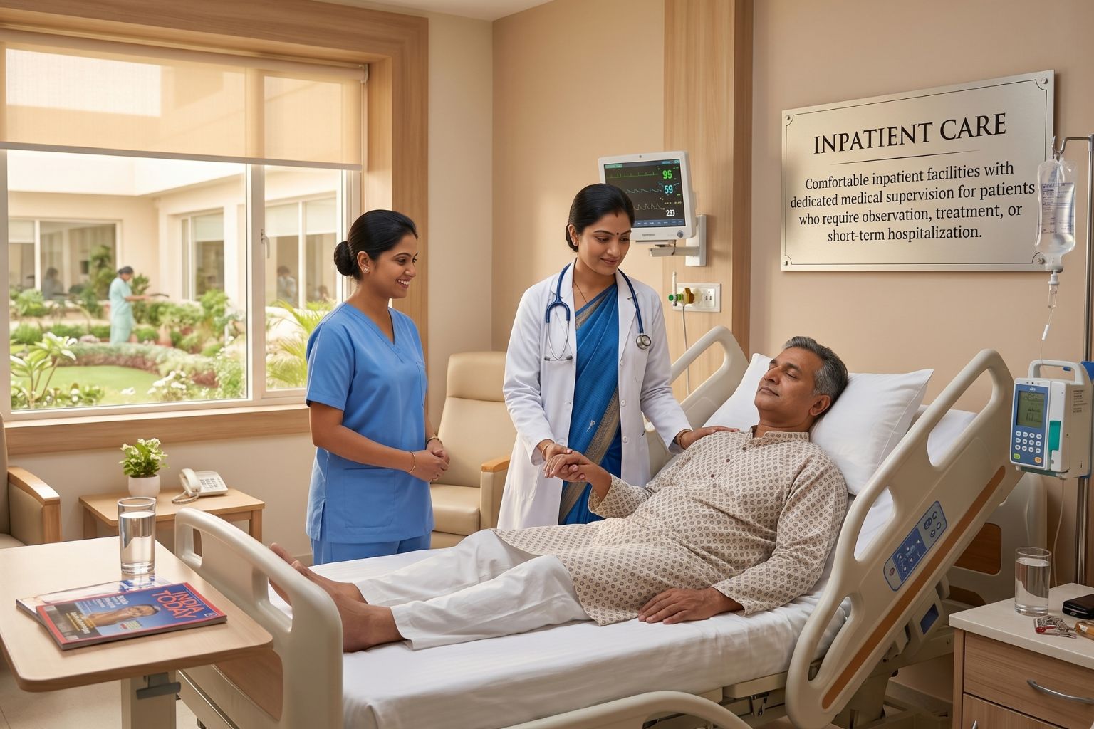 Doctor at Navajeevana Hospital